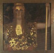Gustav Klimt Pallas Athene (mk20) oil on canvas